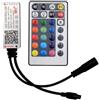 V-TAC VT-2429 Controller WiFi per strisce LED color change 3IN1+RGB 12V/24V con telecomando IR 28 tasti gestione remota da smartphone - SKU 2900