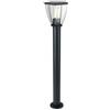 V-TAC VT-839 Portalampada da giardino lanterna in acciaio inox grigio opaco fissaggio a terra 80CM IP44 1xE27 - SKU 8629