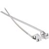 FAEG Confezione 100pz Clips per fissaggio tubi a fascetta Ø40-63mm colore grigio RAL 7035 FAEG - FG16065