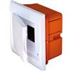 FAEG Centralino da incasso 4 moduli con cornice bianca e portello bianco 160x170x75mm IP40 FAEG - FG14604