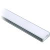 V-TAC VT-8113-W Profilo in alluminio bianco da 2M milky cover per striscia LED - sku 3365
