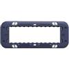 ETTROIT Supporto 6 posti compatibile Bticino Axolute per cassetta 6 moduli Ettroit AN0206