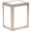 V-TAC VT-822 Lampada applique LED 12W wall light white cube bianco freddo 6400K - sku 8336