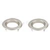 V-TAC VT-778 Portafaretto led incasso rotondo GU10 / GU5.3 colore nichel satinato - Box 2pz sku 3585