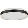 V-TAC VT-7757 Plafoniera LED 38W triac dimmerabile 400x62mm montaggio a plafone rotonda colore nero 4000K - 6908