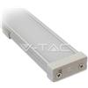 V-TAC Profilo in alluminio da 1m opaco per striscia LED Mod. VT-7103
