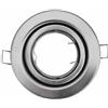 V-TAC VT-7227RD Portafaretto LED da incasso in alluminio rotondo orientabile GU10/GU5.3 colore Nichel Satinato sku 3470