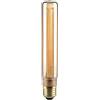 V-TAC VT-2162 Lampadina tubolare LED 2W E27 T30 effetto vintage in vetro colore ambrato con incisioni laser luce 1800K - 217473