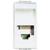 BTicino N4258/11N Living Light connettore telefonico bianco RJ11