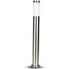 V-TAC VT-838 Portalampada Wall Light da giardino con fissaggio a terra in acciaio inox 1xE27 IP44 - sku 8625