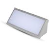 V-TAC VT-8054 Lampada LED da parete 12W applique da muro luce soffusa rettangolare da esterno IP65 luce Bianco freddo 6400K 218235