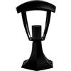 V-TAC Lampada led Portalampada E27 lanterna da giardino forma lanterna in alluminio da terra 290mm colore nero IP44 - sku 7057