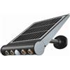 V-TAC VT-11108 Lampada led solare da giardino 8W con pannello solare da esterno con sensore pir movimento 3000k IP65 sku 6844