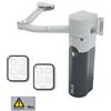 NICE Kit cancello battente anta singola 1,8m WALKYKIT 1024 BD Nice