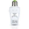 V-TAC VT-8005 Portalampada E27 con sensore di movimento infrarossi 360° colore bianco (MAX 60W) IP20 - 4982