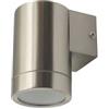 V-TAC VT-7641 Portalampada da parete in acciaio inossidabile 1x GU10 230V IP44 colore metallo satinato