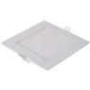 V-TAC VT-1207SQ-N Mini Pannello LED da incasso quadrato 12W luce bianco caldo 2700K - sku 214866