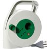 FANTON Avvolgicavo prolunga 10M 3-prese bipasso 2P+T 16A + 1-SCHUKO spina italiana con disgiuntore Fanton 01283