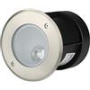 V-TAC VT-7679 Faretto LED incasso segnapasso calpestabile rotondo COB 8W angolo obliquo 20° bianco naturale 4000K in alluminio silver IP67 - sku 218621