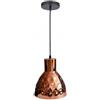 V-TAC VT-8220 Lampadario LED Portalampada a cono 1MT E27 Oro Rosa a specchio d:220mm sku 3711