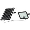 V-TAC VT-432 Faro led nero 30W con pannello solare e telecomando Proiettore con sensore di movimento 6000K - 10311