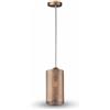 V-TAC Lampadario Portalampada 1MT E27 Ф130mm - Metallo traforato - Mod VT-7132