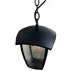 V-TAC Portalampada lanterna pendente alluminio IP44 Nero grafite E27 - Mod VT-735 SKU 7058 - Nero