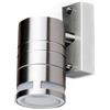 V-TAC Portalampada da muro Wall Light Acciaio inossidabile 1xGU10 230V - Mod VT-7631 - SKU 7505 - Grigio satinato