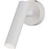 V-TAC VT-412-M Faretto LED Orientabile applique comodino da parete luce lettura colore bianco 3000K tipo lampada hotel - sku 10292