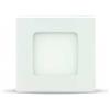 V-TAC Mini Pannello LED da incasso Quadrato 3W 210LM 120°+ Driver Mod. VT-307SQ - SKU 6297 - Bianco Freddo 6400K
