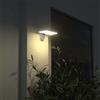 V-TAC VT-414 Lampada solare LED 15W bianca da parete rettangolare con Pannello fotovoltaico e sensore movimento CCT 4000K+6000K IP65 - 10316