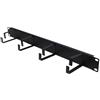 STALFLEX Raccogli cavi con ganci 1U per armadio Rack 19 Nero RAL9005 CO19-1U-B