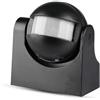 V-TAC VT-8003 Sensore di movimento infrarossi crepuscolare a parete 180° montaggio a plafone colore nero - SKU 5077