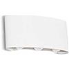 V-TAC VT-846 Lampada LED COBx6pcs up/down da parete alluminio bianco wall light 3000K IP54 - SKU 218613