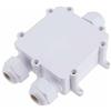 V-TAC VT-870 scatola box pvc di derivazione con 3 terminali interni bianco IP68 - SKU 5981