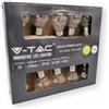 V-TAC VT-7010 catenaria luminosa led lampadine globo 3000K 10pcs 2M con pannello solare - sku 8559