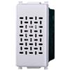 ETTROIT Ronzatore bronzo compatibile Vimar Plana 6A 220V colore bianco Ettroit EV1501