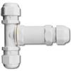 V-TAC VT-869 scatola di derivazione con 3 terminali 8-12 mm interni plastica bianco IP68 - SKU 5979