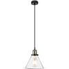 V-TAC VT-7185 Portalampada LED lampadario pendente a campana in vetro trasparente E27 Elegant Stylish Ф180mm SKU 3738