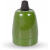 V-TAC VT-799 Portalampada in porcellana Ф47mm per lampadine E27 IP20 verde - SKU 3797