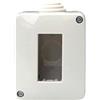 ETTROIT Cassetta da esterno idrobox 1 modulo custodia IP40 calotta 1P compatibile Vimar Plana Ettroit EV2501