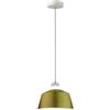 V-TAC VT-7444-G Lampadario a sospensione LED 7W in metallo a coppa colore oro antico luce 3000K 25cm - 3936