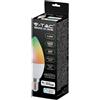 V-TAC Smart light VT-5114 lampadina led E14 WiFi 4.5W candela dimmerabile RGB+3IN1 gestione alexa google - 212754