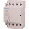 ETTROIT Contattore Modulare DIN 4P AC 220V 63A 2 Contatti NO + 2 Contatti NC - JX74632