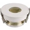 V-TAC VT-873 Portafaretto incasso rotondo orientabile bianco con interno dorato per lampade GU10-GU5.3 - SKU 3158