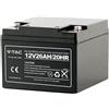 V-TAC VT-12-26 Batteria al Piombo Acido 12V 26Ah Videosorveglianza, UPS, allarme Terminali M5 175*165*127mm - 23454