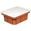 FAEG Cassetta di derivazione da incasso muro 119x96x45 con coperchio e viti IP40 FAEG FG10209