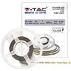 V-TAC VT-3528 Striscia 120LED/mt smd3528 strip 5Mt 8W/mt 12V luce bianco naturale 4000k IP20 - SKU 212042