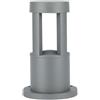 V-TAC VT-830-G Lampada LED da Giardino paletto COB 10W corpo Grigio h:25cm 6400K IP65 - 128321