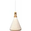 V-TAC Portalampada Pendente 1MT E27 Elegant Stylish Ф250mm - Mod. VT-7525 SKU 3761 - Legno Bianco